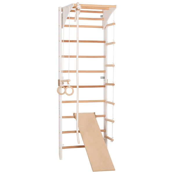Drabinka gimnastyczna Kombi 3 Biały dla dzieci i dorosłych