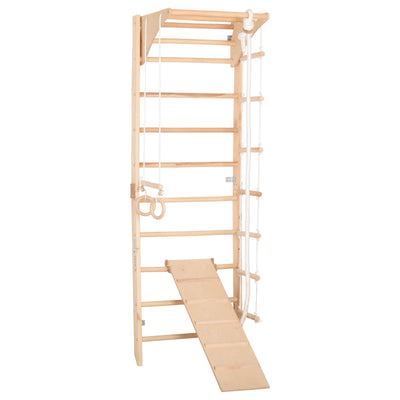 Drewniana drabinka gimnastyczna Kombi 3 dla dzieci i dorosłych