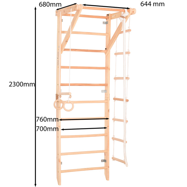 Drabinka gimnastyczna Rinagym Sport 2 dla dzieci i dorosłych