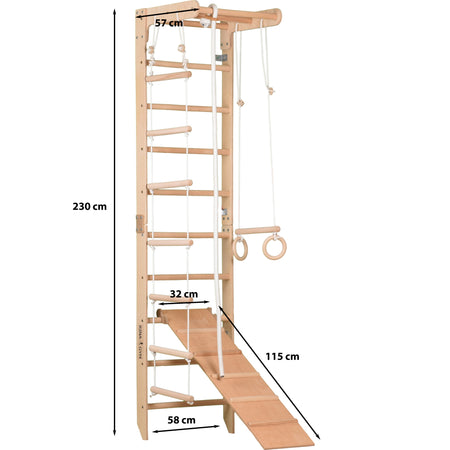 Drabinka gimnastyczna SPR B+slide – Sprzęt sportowy dla dzieci i dorosłych | Drabinka, lina, deska gimnastyczna