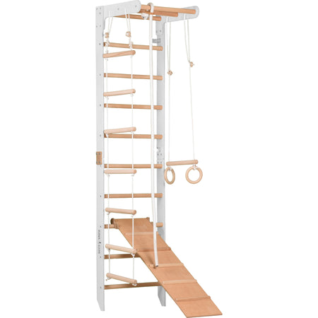 Drabinka gimnastyczna SPR B+slide Biała – Sprzęt sportowy dla całej rodziny | Drabinka, lina, deska gimnastyczna