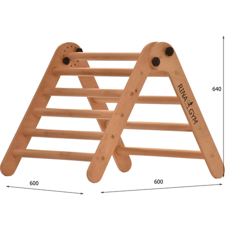 Drewniana drabinka wspinaczkowa składany Trójkąt A