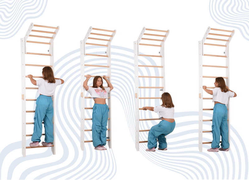 30 ćwiczeń na drabinkach gimnastycznych dla dzieci i dorosłych. Ćwiczenia które możesz wykonywać w domu