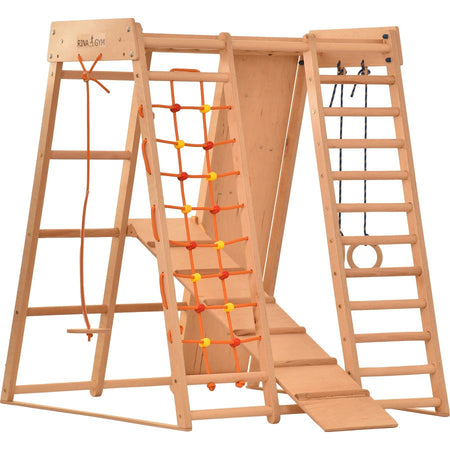 Zagraj w wieżę z slajdem pokoju dziecięcym