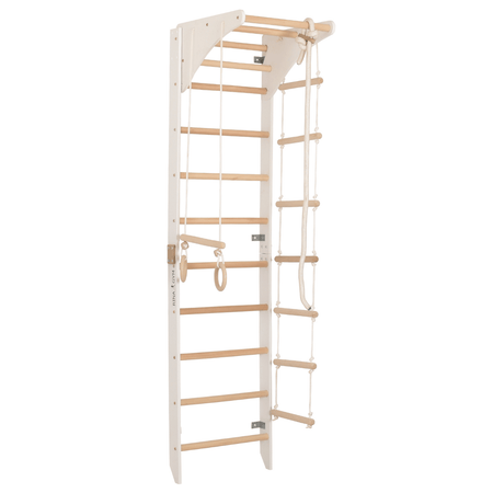 Drabinka gimnastyczna Biała SPR C dla dzieci i dorosłych