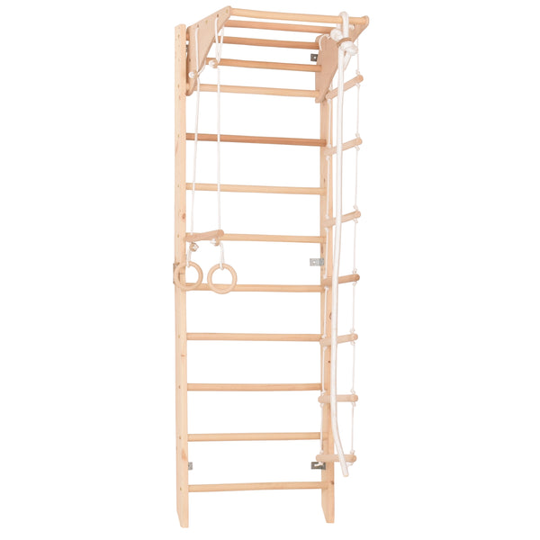 Zestaw drabin Rinagym Kombi 2 dla dzieci i dorosłych (drabinka, kółka, lina)