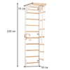 Drabinka gimnastyczna Biała w domu dla dorosłych i dzieci