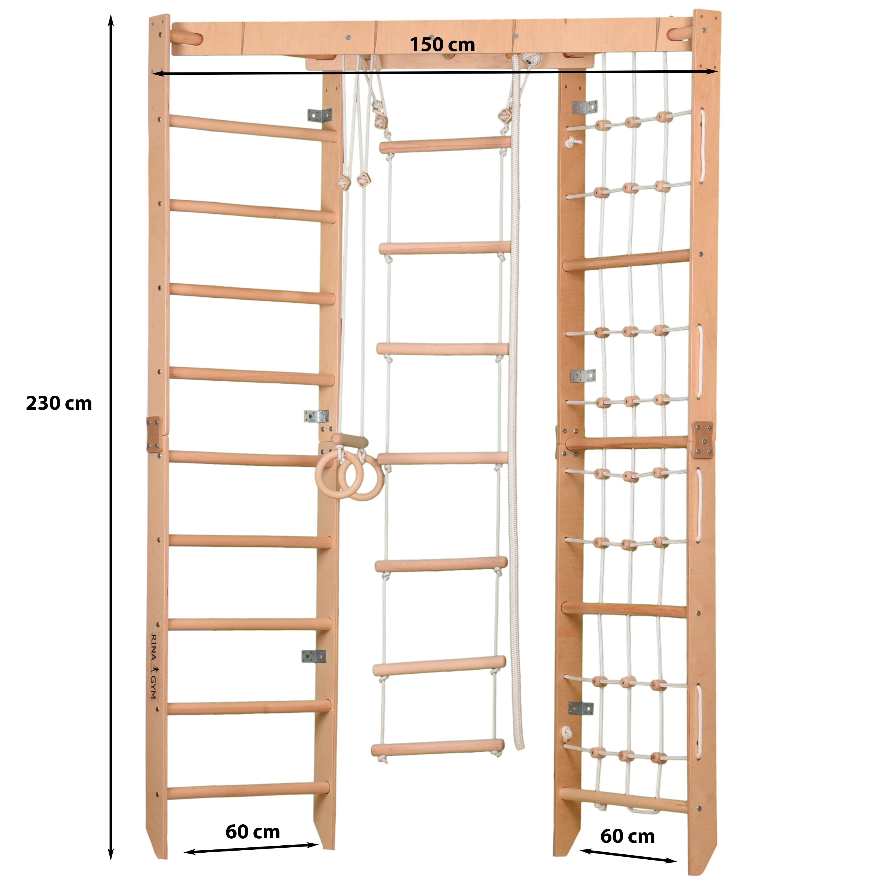 Drewniany kompleks sportowy dla dzieci Rinagym (SPR Corner)