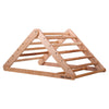 Drewniany trójkąt z zjeżdżalnią (trójkąt 80 naturalny ze zjeżdżalnią)