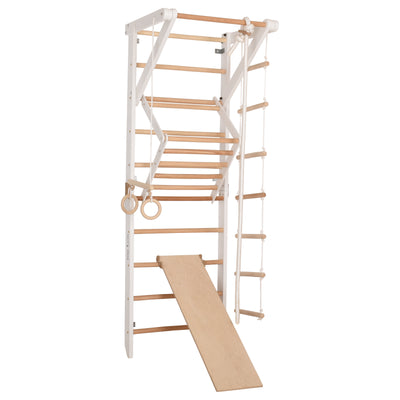 Drabinka drewniana sportowa gimnastyczna mała SPORT Biały 3