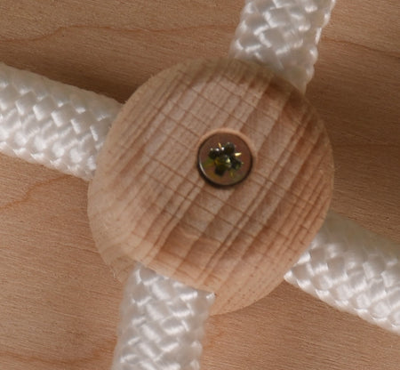 Łączniki linowe 13 mm – 12 sztuk – Drewniane bukowe – Bezpieczne połączenia lin