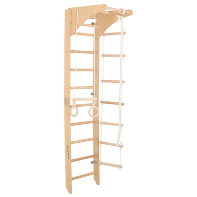 Drabinka gimnastyczna SPR C z regulowany drążek i lina