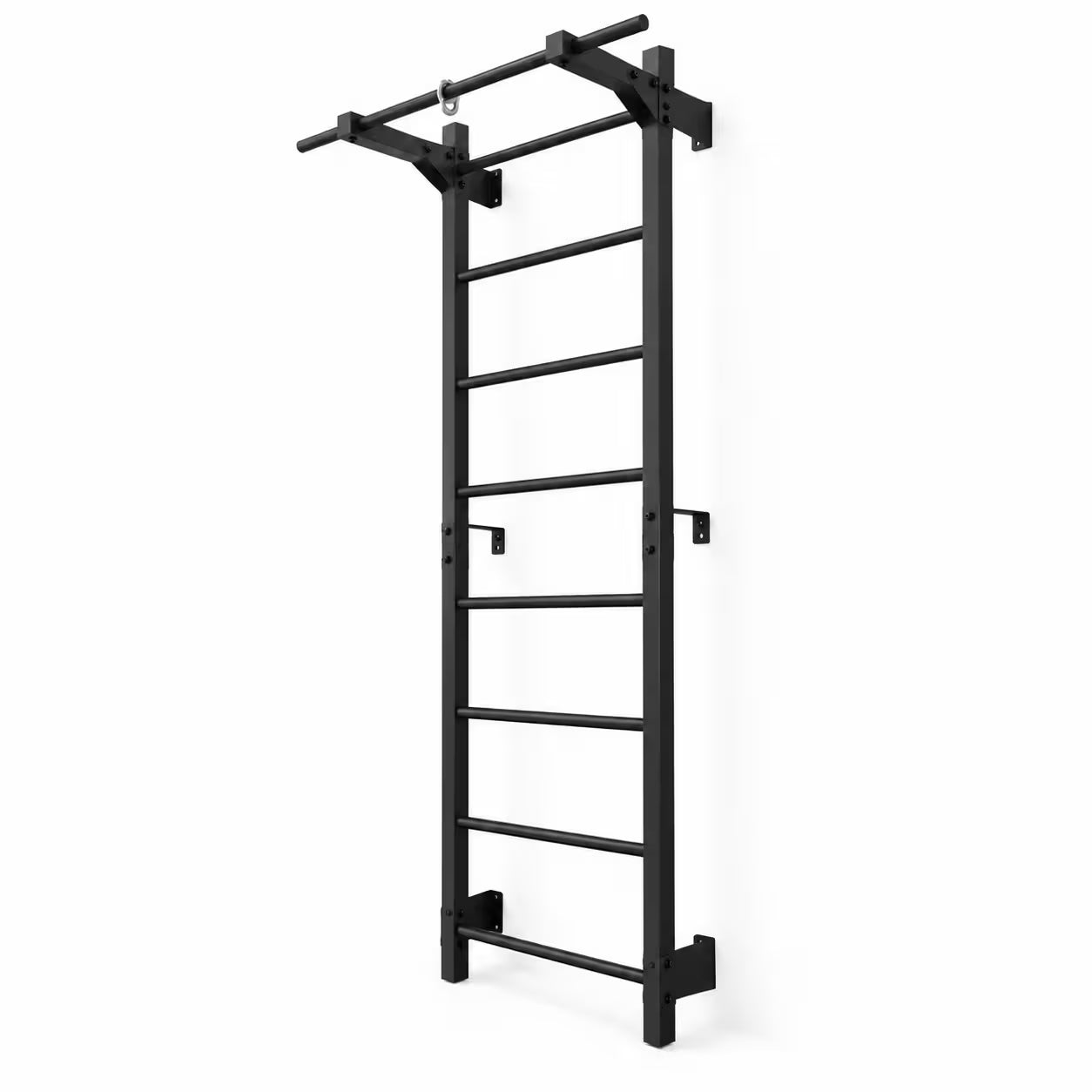 Górny drążek do podciągania w metalowej drabince gimnastycznej RINAGYM Steel M