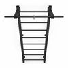 Metalowa drabinka gimnastyczna RINAGYM Steel M 213 cm z drążkiem, czarna