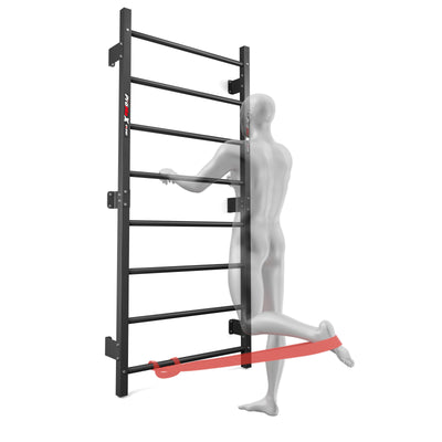 Metalowa drabinka gimnastyczna do ćwiczeń – stalowa drabinka treningowa do domu (KSSL095)