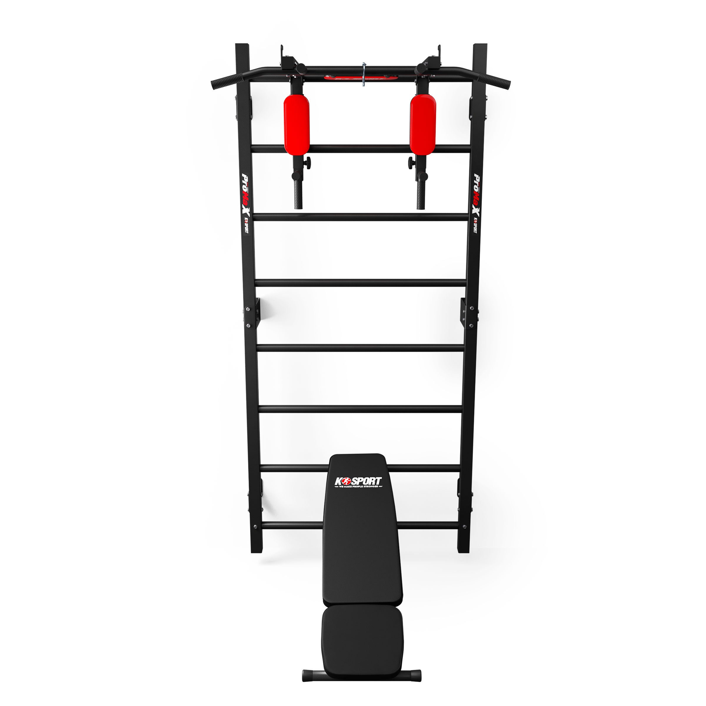 ZESTAW DO ĆWICZEŃ DRĄŻEK PORĘCZ DRABINKA KSSL0100