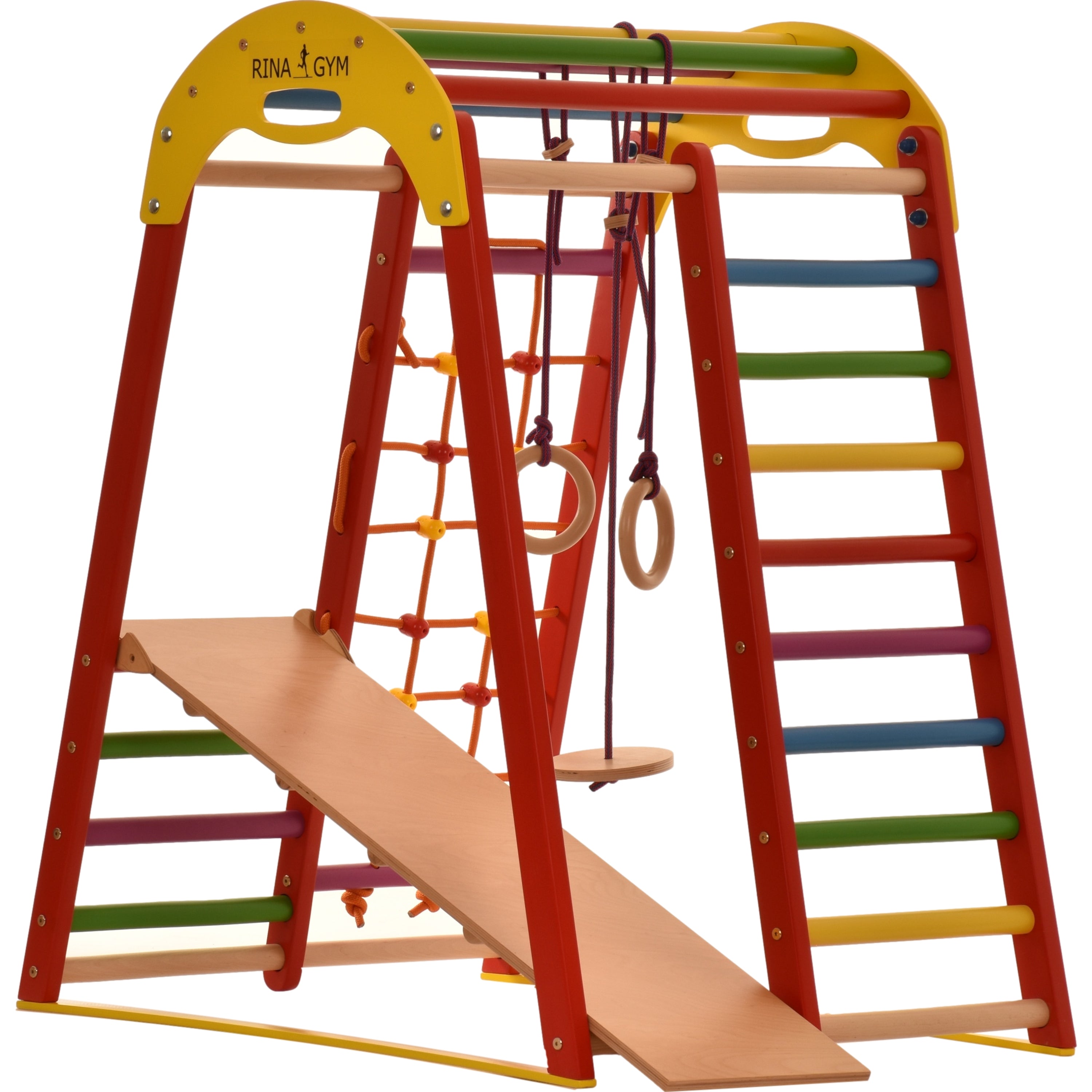 Trójkąt wspinaczkowy RINAGYM-drewniany plac zabaw