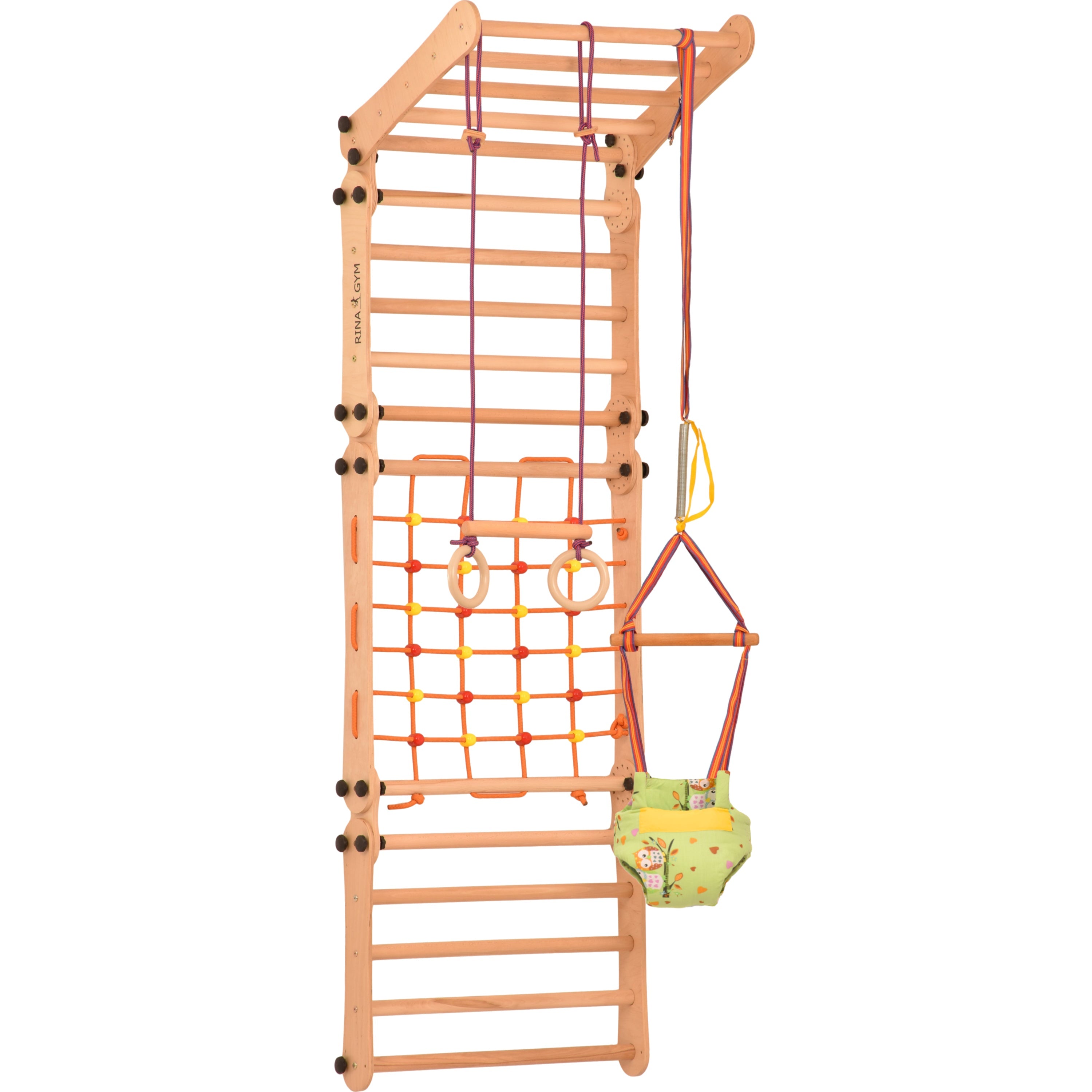 Drabinka gimnastyczna dla dzieci Rinagym 2 w 1  - 5P5P7S5P