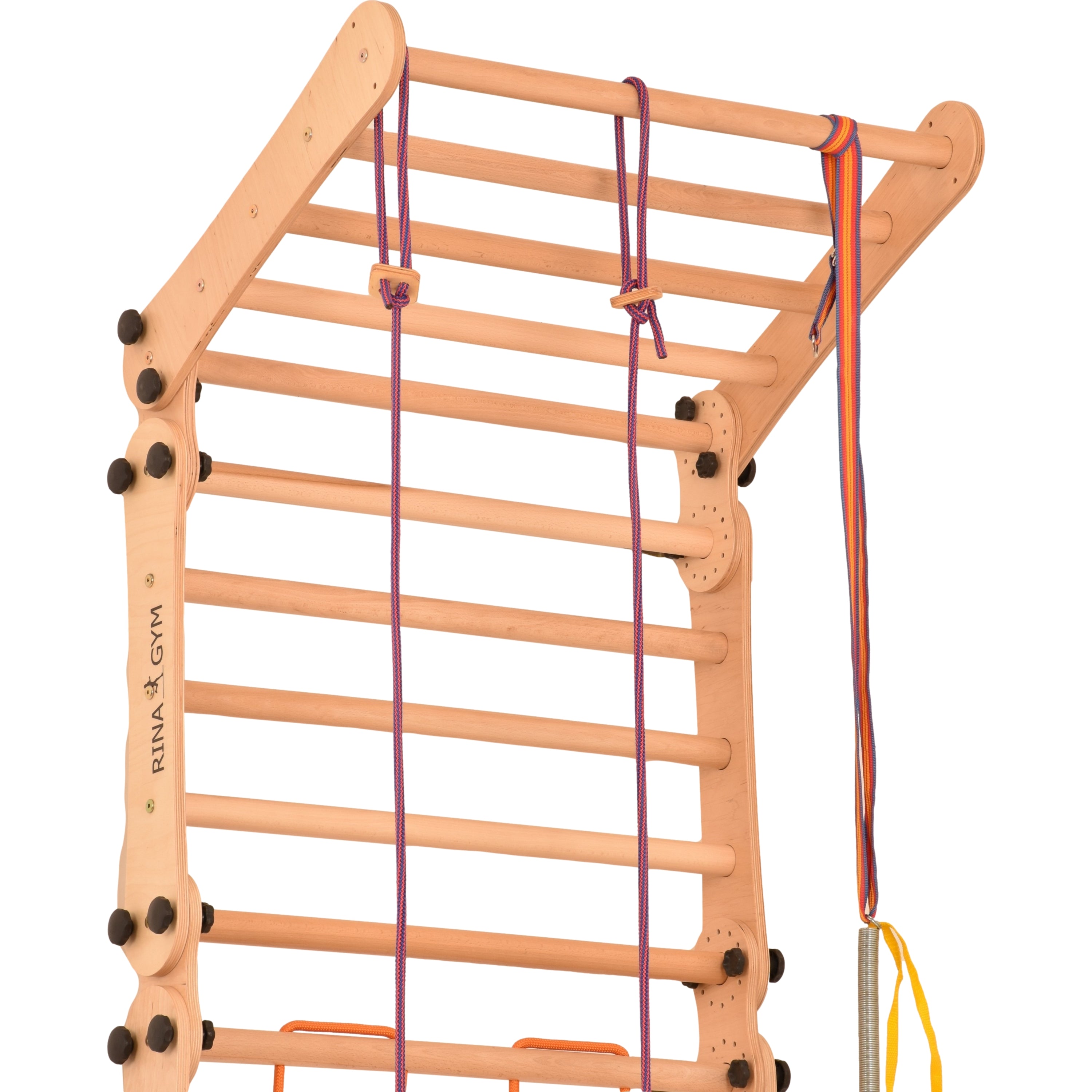 Drabinka gimnastyczna dla dzieci Rinagym 2 w 1  -  5P5P7S5P+SLIDE