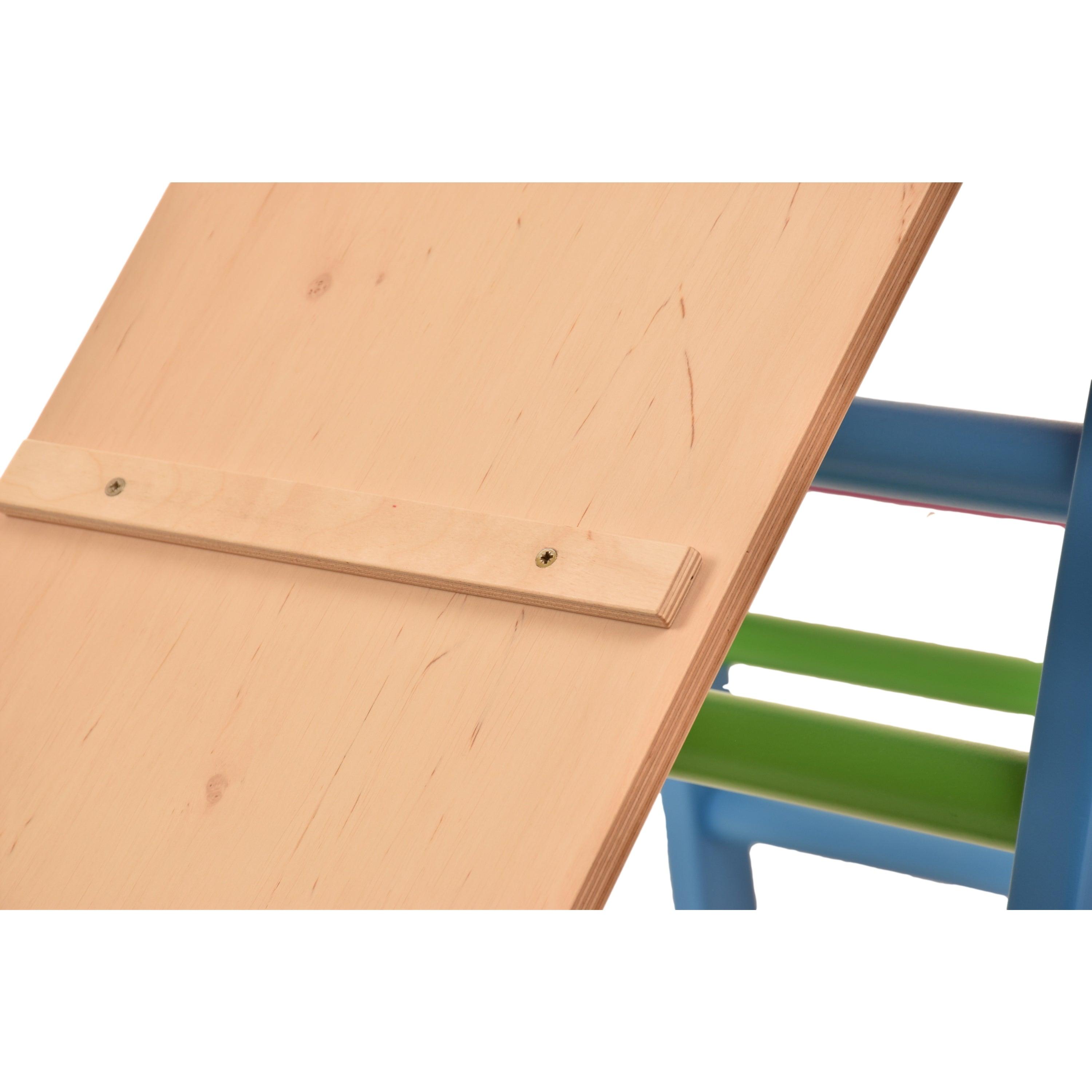 RINAGYM Rutschbrett/Hühnerleiter Zubehör zum Kletterdreieck Rampe115*33 cm - RINAGYM GmbH