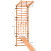 Drabinka gimnastyczna dla dzieci Rinagym 2 w 1  -  5P5P7S5P+SLIDE