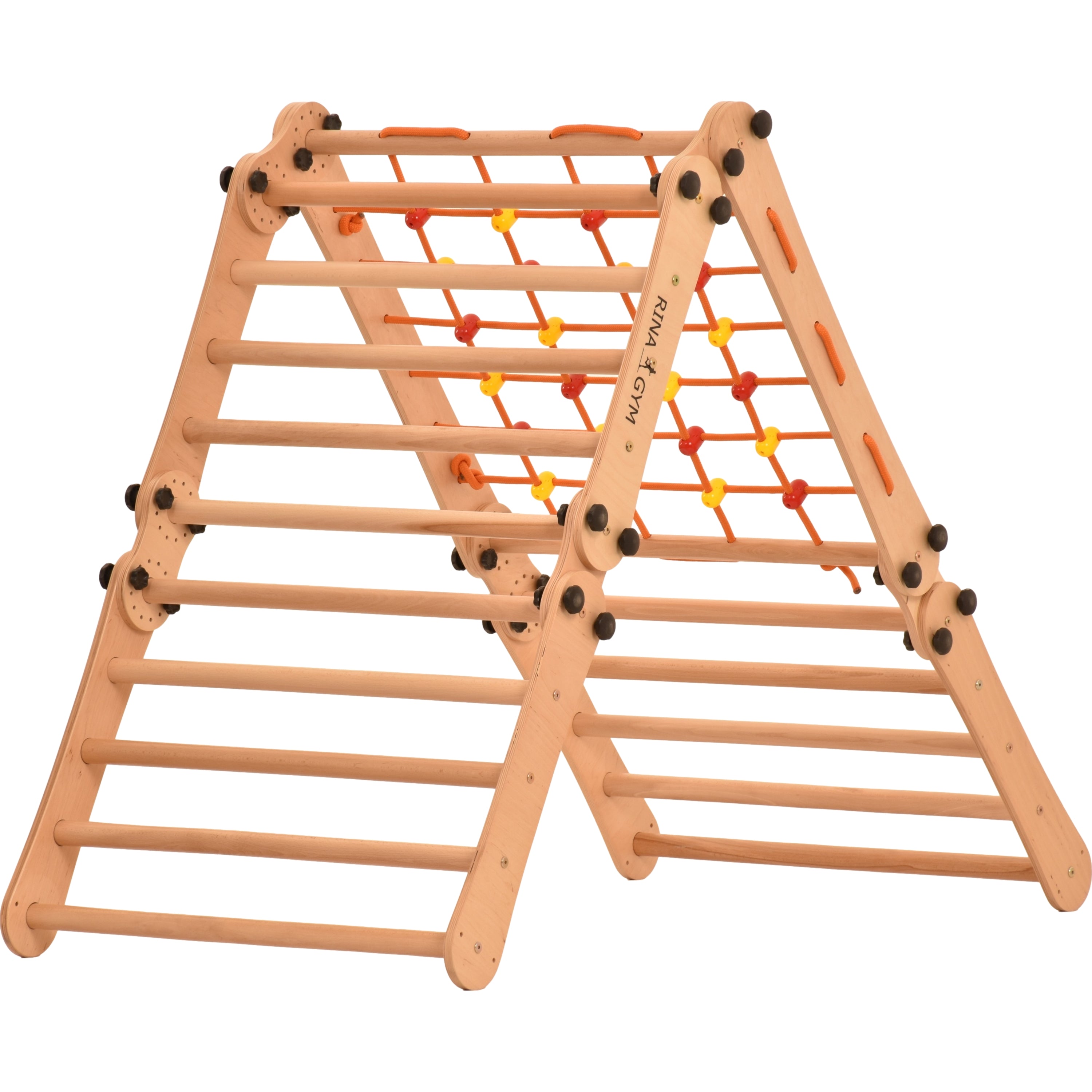 Drabinka gimnastyczna dla dzieci Rinagym 2 w 1  -  5P5P7S5P+SLIDE