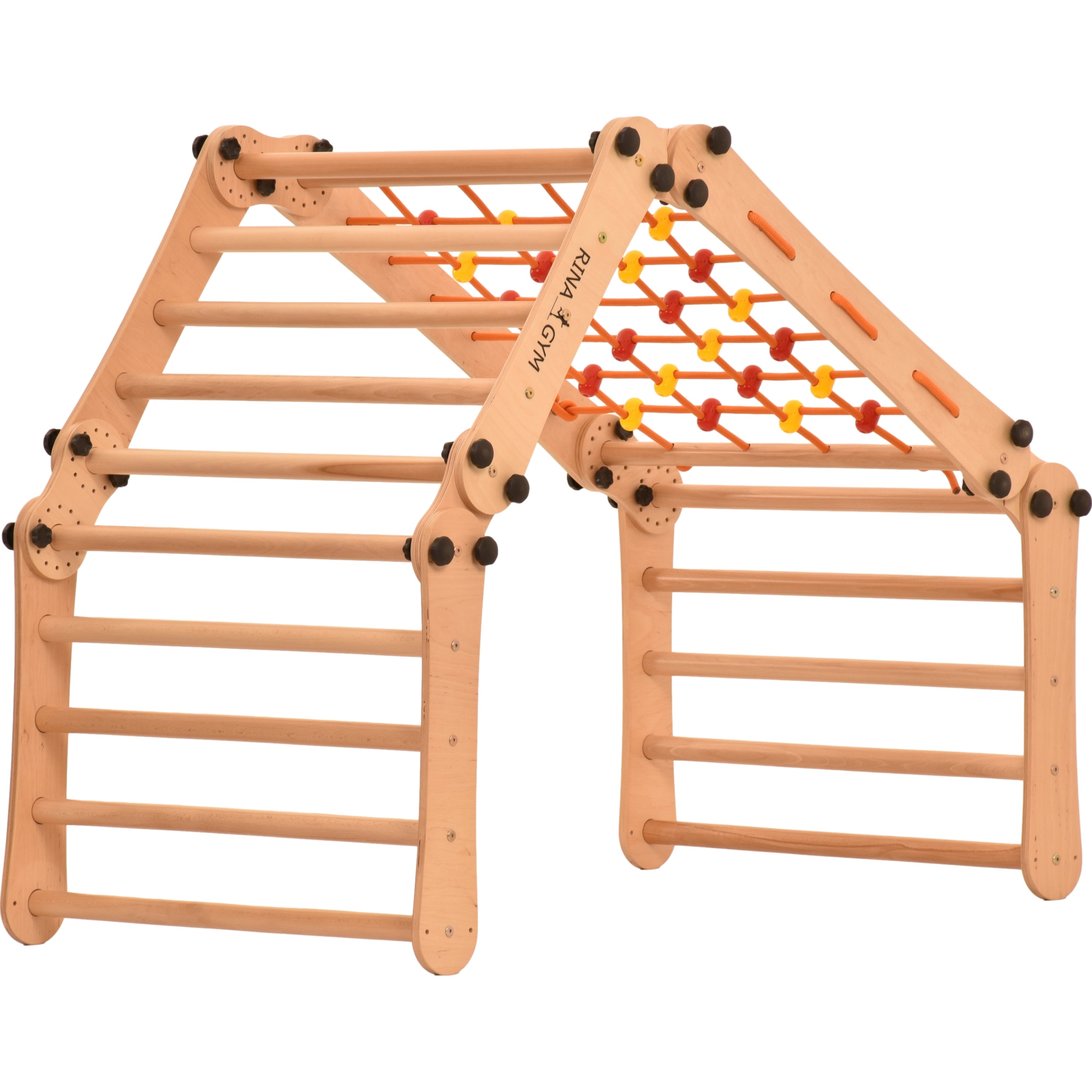 Drabinka gimnastyczna dla dzieci Rinagym 2 w 1  -  5P5P7S5P+SLIDE