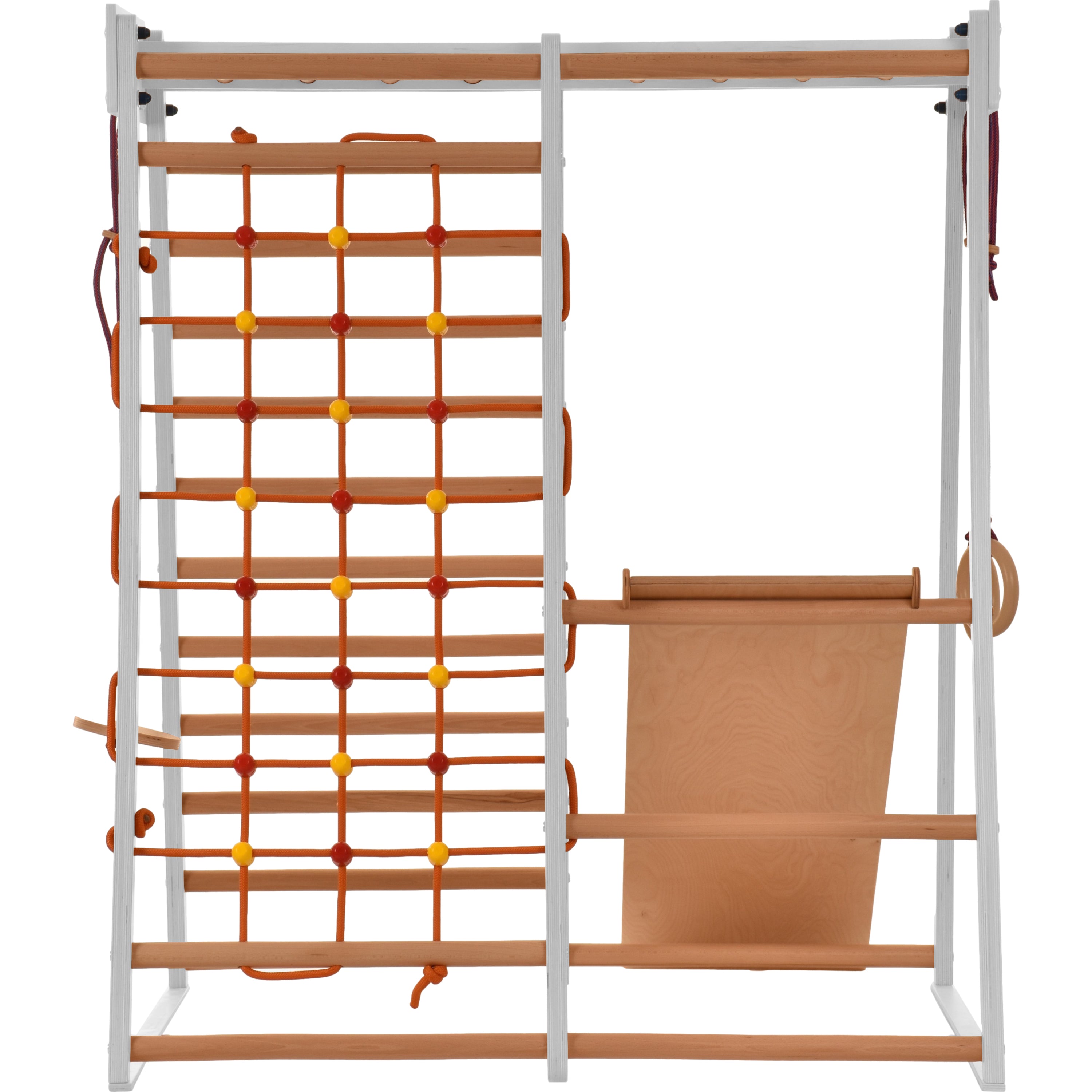 Drewniany plac zabaw dla dzieci (Classic - WHITE)