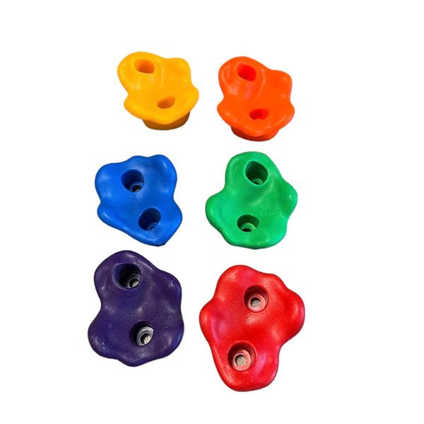 Uchwyty do ścianki wspinaczkowej dla dzieci 6 szt